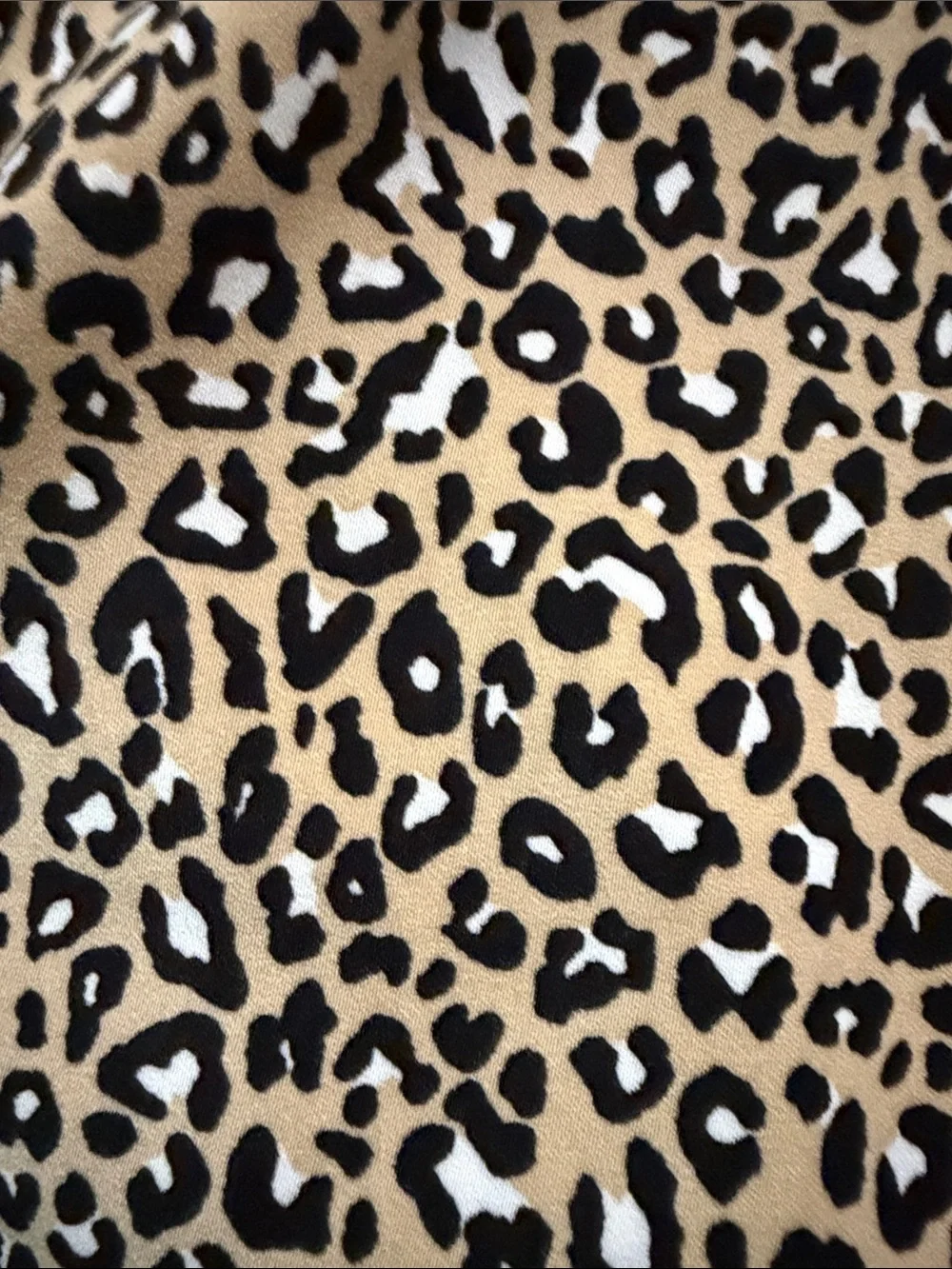 Michael Kors Tan and Black Leopard-Print Wide-Leg Pants. SZ XL. NWOT